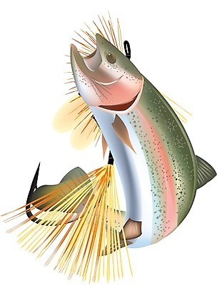 EPS 해외이미지 동물 야생동물 음식 스포츠 일러스트 낚시 어류 식사 신선 먹기 트로피 육식동물 연어 어장 민물 송어 해외202004 해외일러스트 모션 레저 수중동물 상_우승 파일형식 벡터 이미지허브