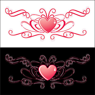 EPS 해외이미지 백그라운드 일러스트 결혼식 발렌타인데이 사랑 장식 빨간색 검은색 우정 흰색 하트 소원 해외202004 해외일러스트 모양 감정 컬러 결혼 데이이벤트 친구 파일형식 벡터 이미지허브