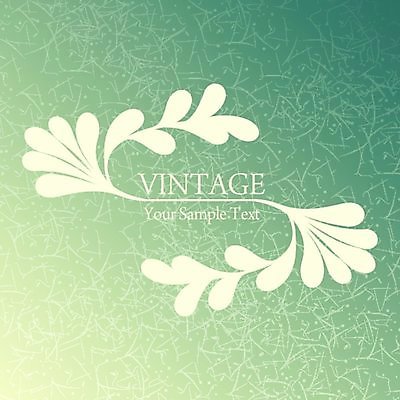 EPS 해외이미지 백그라운드 잎 일러스트 타이포그라피 사람없음 연두색 빈티지 그라데이션 잎줄기 해외202004 해외일러스트 식물 문자 줄기 컨셉 초록색 파일형식 벡터 이미지허브