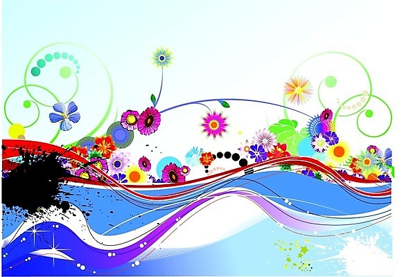 EPS 해외이미지 디자인 꽃 행복 결혼 백그라운드 무지개 꽃무늬 패턴 일러스트 자연 하늘 추상 미술 장식 초록색 여름 봄 화려 언덕 그림 해외202004 해외일러스트 자연요소 식물 계절 감정 컬러 컨셉 무늬 문화예술 이벤트 생태계 파일형식 벡터 이미지허브