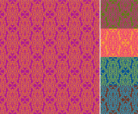 EPS 해외이미지 편집 디자인 벽 백그라운드 무늬 꽃무늬 패턴 일러스트 벽지 저울 내부 장식 골동품 직물 화려 실크 질감 복고 옛날 완벽 스타일 벨벳 해외202004 해외일러스트 꽃 컨셉 파일형식 벡터 이미지허브