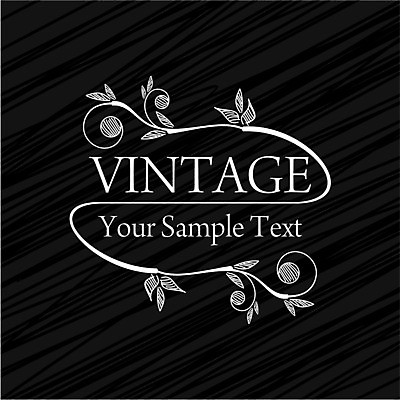 EPS 해외이미지 백그라운드 잎 라인일러스트 일러스트 타이포그라피 사람없음 검은색 빈티지 잎줄기 해외202004 해외일러스트 식물 문자 줄기 컬러 컨셉 파일형식 벡터 이미지허브