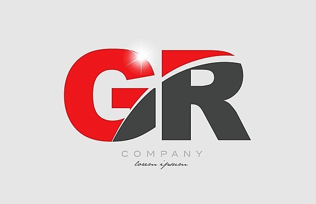 EPS 해외이미지 모양 템플릿 디자인 알파벳 백그라운드 일러스트 회사 비즈니스 빨간색 반짝임 회색 G 편지 심볼 신분 R 엘리먼트 활자 해외202004 해외일러스트 영어 컬러 모션 활자판 파일형식 벡터 이미지허브