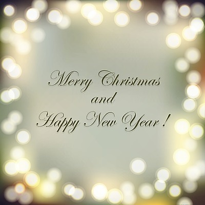 EPS 해외이미지 디자인 백그라운드 크리스마스 일러스트 프레임 타이포그라피 사람없음 보케 해피뉴이어 레터링 해외202004 해외일러스트 문자 기념일 새해인사 파일형식 벡터 이미지허브