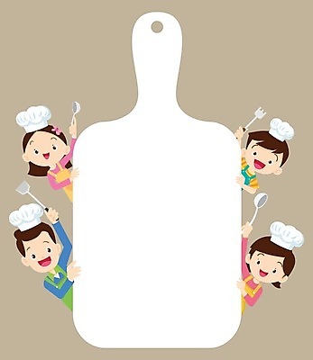 EPS 해외이미지 여자 남자 어린이 일러스트 가족 도마 함께함 요리 소녀 소년 여러명 성인 요리교실 요리수업 해외202004 해외일러스트 다수 컨셉 관계 주방용품 수업 사람 파일형식 벡터 이미지허브