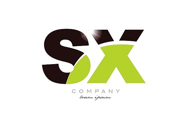 EPS 해외이미지 모양 템플릿 디자인 알파벳 백그라운드 일러스트 회사 비즈니스 초록색 반짝임 갈색 흰색 X 편지 심볼 신분 S 엘리먼트 활자 해외202004 해외일러스트 영어 컬러 모션 활자판 파일형식 벡터 이미지허브