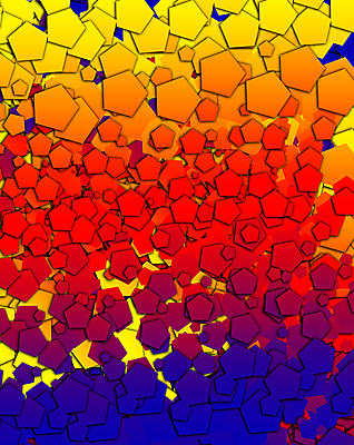 포토 JPG 해외이미지 모양 백그라운드 추상 경사 사람없음 빨간색 파란색 노란색 육각형 해외202004 해외포토 도형 컬러 무늬 파일형식 이미지허브