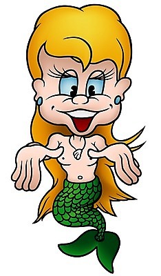 EPS 해외이미지 클립아트 캐릭터 바다 일러스트 동화 미소 사람 물 금발 만화 그림 지느러미 손그림 인어 해외202004 해외일러스트 일러캐릭터 자연요소 헤어스타일 표정 파일형식 벡터 이미지허브