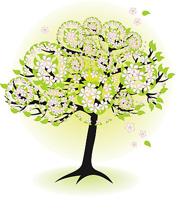 EPS 해외이미지 나무 식물 디자인 계절 꽃잎 꽃 백그라운드 잎 일러스트 자연 추상 미술 장식 초록색 환경 봄 소용돌이 나뭇가지 숲 만화 고립 엘리먼트 해외202004 해외일러스트 컬러 무늬 문화예술 회오리 생태계 파일형식 벡터 이미지허브