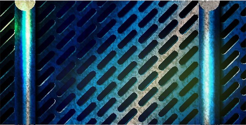 EPS 해외이미지 접시 배너 산업 백그라운드 컨셉 패턴 일러스트 추상 미래 파란색 빛 금속 철 그런지 카피스페이스 세련 해외202004 해외일러스트 식기 컬러 무늬 재질 공백 파일형식 벡터 이미지허브