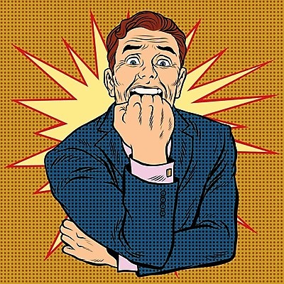 EPS 해외이미지 남자 일러스트 한명 정장 손짓 상반신 성인 놀람 비즈니스맨 복고 팝아트 충격 카툰스타일 성인남자한명만 해외202004 해외일러스트 1 옷 감정 비즈니스 모션 표정 사람 직장인 그림 남자한명만 성인남자만 파일형식 벡터 이미지허브