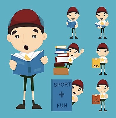 EPS 해외이미지 직업 캐릭터 디자인 남자 행복 감정 어린이 포즈 일러스트 통신 성공 아이디어 서기 사람 소년 성인 책 세트 인포그래픽 엄지손가락 흰색 자신감 만화 사인 뇌 고립 지능 많음 해외202004 해외일러스트 일러캐릭터 컬러 컨셉 손가락 모션 파일형식 벡터 이미지허브