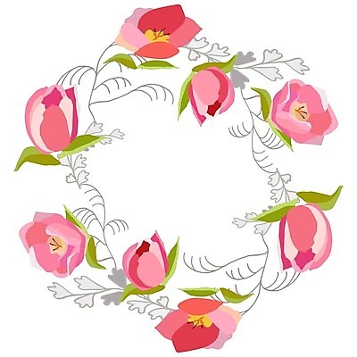 EPS 해외이미지 클립아트 식물 손 디자인 꽃 분홍색 백그라운드 꽃무늬 일러스트 자연 프레임 미술 세트 봄 튤립 흰색 다발 수집 허브 손그림 고립 카피스페이스 해외202004 해외일러스트 계절 컬러 무늬 문화예술 신체부위 공백 생태계 파일형식 벡터 이미지허브