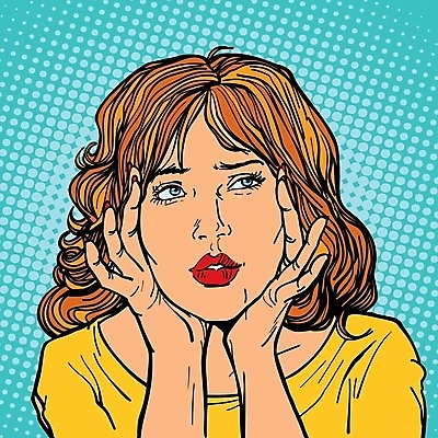 EPS 해외이미지 백인 1 손 여자 얼굴 백그라운드 컨셉 일러스트 비즈니스 스트레스 건강 피곤 사람 성인 약 머리 고통 슬픔 흰색 질병 만화 걱정 두통 문제 고립 돌봄 우울증 증상 트러블 편두통 해외202004 해외일러스트 서양인 감정 컬러 의학 모션 신체부위 파일형식 벡터 이미지허브