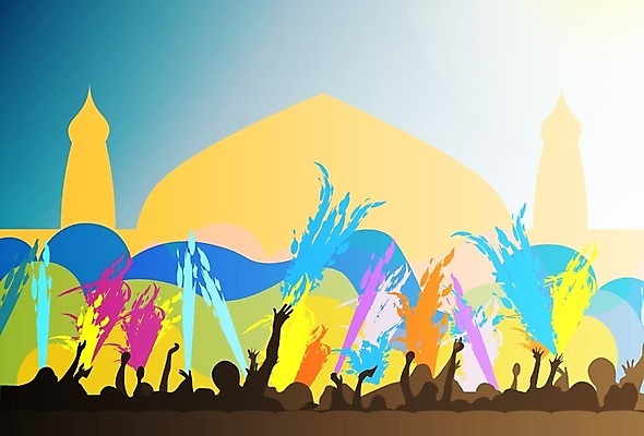 EPS 해외이미지 전통 문화 일러스트 벽지 놀이 휴가 사람 인종 그래픽 컬러풀 믿음 축제 페인트 봄 축하 얼룩 사찰 인도인 신앙심 힌두교 해외202004 해외일러스트 외국인 계절 감정 종교 컬러 컨셉 종교건축 동양인 파일형식 벡터 이미지허브