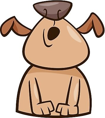 EPS 해외이미지 캐릭터 일러스트 사람없음 반려동물 갈색 귀여움 개 울음 만화 해외일러스트 일러캐릭터 동물 컬러 컨셉 포유류 표정 파일형식 벡터 이미지허브