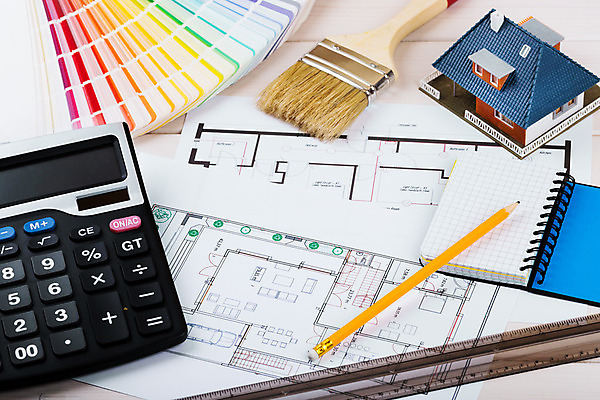 포토 JPG 해외이미지 디자인 종이 백그라운드 비즈니스 아이디어 사람없음 건물 연필 계산기 책상 프로젝트 해외202004 해외포토 건축물 가구 컨셉 문구용품 학용품 필기구 장비 파일형식 이미지허브