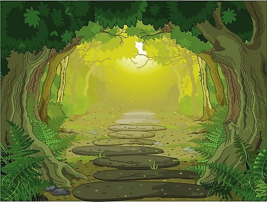 EPS 해외이미지 나무 디자인 일러스트 자연 요정 이야기 풍경 목재 그래픽 햇빛 태양 침묵 꿈 안개 숲 신비 만화 기적 그림 뿌리 장면 공상 마법 해외202004 해외일러스트 자연요소 식물 컨셉 재료 날씨 소리 생태계 파일형식 벡터 이미지허브