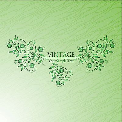 EPS 해외이미지 식물 꽃 백그라운드 잎 꽃무늬 곡선 일러스트 프레임 사람없음 해외202004 해외일러스트 선 무늬 파일형식 벡터 이미지허브