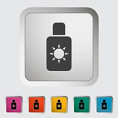 EPS 해외이미지 디자인 일러스트 사람없음 여름 세트 화장품 선크림 자외선 해외202004 해외일러스트 계절 뷰티 파일형식 벡터 이미지허브