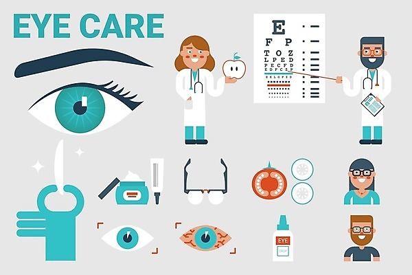 EPS 해외이미지 여자 남자 안경 일러스트 건강 사람 여러명 성인 치료 시력 안과 안과의사 안약 콘택트렌즈 성인만 해외202004 해외일러스트 잡화 다수 의학 병원 의사 파일형식 벡터 이미지허브