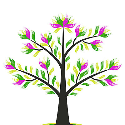 EPS 해외이미지 나무 식물 디자인 계절 꽃 실루엣 분홍색 백그라운드 잎 꽃무늬 패턴 일러스트 자연 추상 미술 장식 빨간색 초록색 컬러풀 노란색 유행 성장 소용돌이 나뭇가지 심볼 질감 나무껍질 해외202004 해외일러스트 컬러 무늬 문화예술 촬영기법 회오리 껍질 생태계 파일형식 벡터 이미지허브