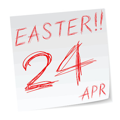 EPS 해외이미지 종교 스티커 일러스트 휴가 부활절 기념 쪽지 달력 축하 기록 낙서 4월 약속 일요일 일반 어려움 조언 해외202004 해외일러스트 기념일 컨셉 날짜 요일 파일형식 벡터 이미지허브