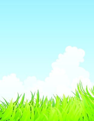 EPS 해외이미지 구름 계절 일러스트 하늘 풍경 잔디 초록색 여름 파란색 농장 봄 시골 해외202004 해외일러스트 자연요소 식물 컬러 농업 파일형식 벡터 이미지허브