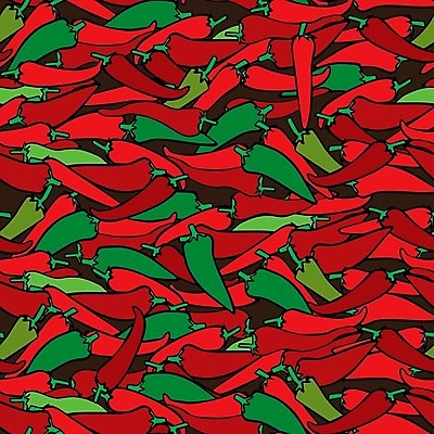 EPS 해외이미지 디자인 음식 백그라운드 패턴 채소 일러스트 벽지 고추 피망 빨간색 초록색 흰색 뜨거움 타일 포장지 정사각형 손그림 해외202004 해외일러스트 도형 컬러 무늬 포장 파일형식 벡터 이미지허브