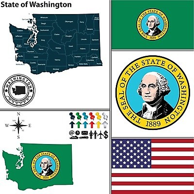 EPS 해외이미지 모양 지도 일러스트 달러 미국 경계선 깃발 지역 시애틀 워싱턴 지도책 해외202004 해외일러스트 선 돈 북아메리카 책 경계 파일형식 벡터 이미지허브