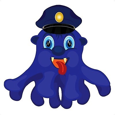 EPS 해외이미지 동물 일러스트 동화 아기 만화 흰배경 그림 문어 공상 몬스터 소름 해외202004 해외일러스트 감정 백그라운드 연체동물 사람 수중동물 흰색 파일형식 벡터 이미지허브