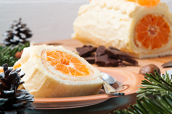 포토 JPG 해외이미지 단면 디저트 귤 실내 사람없음 아웃포커스 롤케이크 해외202004 해외포토 음식 과일 촬영기법 내부 케이크 파일형식 이미지허브