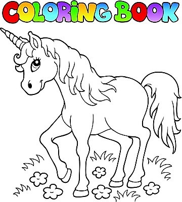 EPS 해외이미지 클립아트 동물 디자인 행복 일러스트 상상 동화 요정 뿔 이야기 미술 그래픽 책 페인트 그리기 만화 그림 레이아웃 윤곽 갈기 신화 공상 조랑말 유니콘 전설 해외202004 해외일러스트 감정 모션 문화예술 말_동물 파일형식 벡터 이미지허브