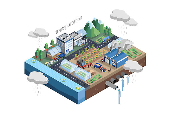 구름 도로 교통수단 백그라운드 교통 일러스트 공장 자동차 사람없음 건물 농장 운송업 비 입체 시설 트랙터 비닐하우스 아이소메트릭 국내일러스트 AI파일 자연요소 건축물 산업 길 육상교통 농업 공업 교통시설 날씨 농기계 특수차량 파일형식 벡터