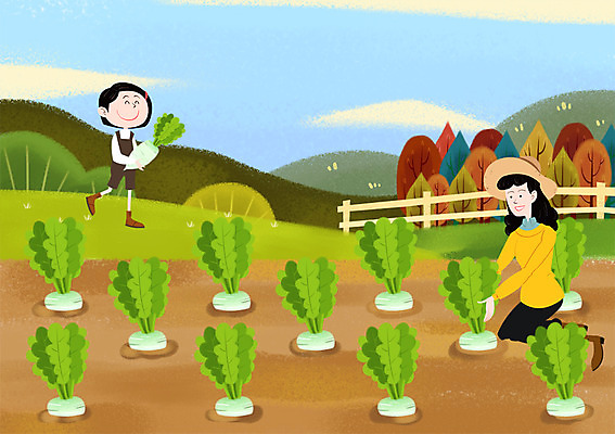 주간 PSD 여자 어린이 밭 채소 일러스트 자연 모녀 사람 성인 야외 두명 울타리 수확 계획 무 즐거움 상쾌 귀농 여자만 국내일러스트 자연요소 딸 감정 컨셉 농업 가족 엄마 뿌리채소 담장 생태계 파일형식