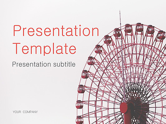 템플릿 편집 그래프 풍경 사람없음 세트 도시 놀이기구 PPT 프레젠테이션 문서템플릿 문서 대관람차 가교 이미지템플릿 건축물 파일형식