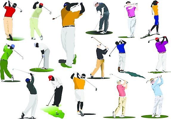 EPS 해외이미지 구름 남자 스포츠 포즈 골프 일러스트 공 모션 놀이 하늘 사람 성인 야외 활발 골퍼 강의 철 집중 클럽 제어 해외202004 해외일러스트 자연요소 컨셉 운동선수 구기 파일형식 벡터 이미지허브