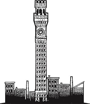 EPS 해외이미지 산업 시계 일러스트 비즈니스 건축양식 탑 고층빌딩 수확 도시 역사 목판화 해외202004 해외일러스트 건축물 건축 농업 빌딩 파일형식 벡터 이미지허브