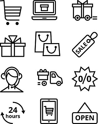 EPS 해외이미지 실루엣 인터넷 가방 일러스트 비즈니스 선물 사람없음 노트북 스마트폰 쇼핑 세트 꼬리표 라벨 세일 바구니 상점 검은색 웹 카트 흰색 오픈 시장 구매 상품 수집 서비스 사인 상업 짐차 소매 온라인 전자상거래 해외202004 해외일러스트 잡화 컬러 자동차 프레임 촬영기법 전자제품 핸드폰 스마트기기 파일형식 벡터 이미지허브