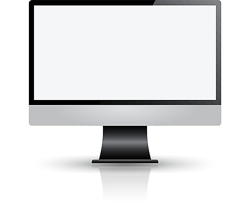 포토 JPG 해외이미지 사람없음 모니터 흰배경 목업 카피스페이스 백그라운드 컴퓨터 공백 흰색 파일형식 이미지허브