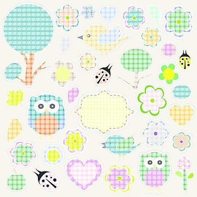 EPS 해외이미지 모양 식물 디자인 꽃 종이 어린이 나비 백그라운드 스티커 잎 꽃무늬 패턴 일러스트 자연 조류 추상 미술 초록색 세트 노란색 꼬리표 정원 벚꽃 하트 직물 면 점 낙서 만화 수집 질감 복고 체크무늬 클립 무당벌레 고립 깅엄 스크랩북 엘리먼트 핸드메이드 스타일 해외202004 해외일러스트 동물 컬러 곤충 무늬 문화예술 사람 라벨 생태계 파일형식 벡터 이미지허브