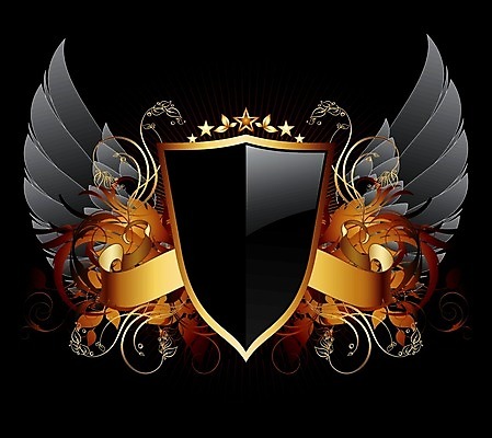 EPS 해외이미지 모양 배너 리본 백그라운드 꽃무늬 곡선 날개 일러스트 프레임 미술 장식 검은색 화려 중세 우아함 복고 방패 빅토리아 해외202004 해외일러스트 꽃 선 컬러 컨셉 무늬 문화예술 역사 파일형식 벡터 이미지허브