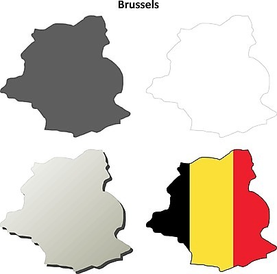 EPS 해외이미지 디자인 실루엣 여행 백그라운드 지도 일러스트 세트 3D 공백 경계선 도시 윤곽 영토 벨기에 지역 고립 분할 브뤼셀 디테일 해외202004 해외일러스트 선 촬영기법 디지털합성 경계 서유럽 파일형식 벡터 이미지허브