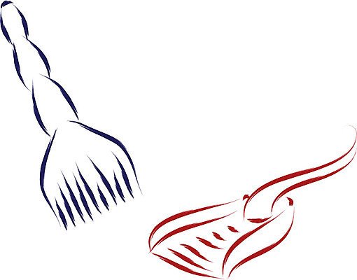 EPS 해외이미지 일러스트 주방 도구 붓 작음 스케치 빗자루 청소 삽 오브젝트 국자 그림 쓸기 해외202004 해외일러스트 주방용품 미술 크기 청소도구 파일형식 벡터 이미지허브