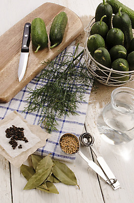 포토 JPG 해외이미지 종이 음식 채소 재료 유리 건강 씨앗 사람없음 초록색 파란색 갈색 바구니 신선 조미료 칼 맛 향신료 날것 피클 후추 딜 목판 식초 오이피클 채식주의자 행주 해외202004 해외포토 식물 컬러 컨셉 재질 청소도구 채식 절임 향미료 파일형식 이미지허브