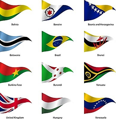 EPS 해외이미지 스티커 일러스트 영국 사람없음 세트 세계 깃발 삼각형 국기 브라질 헝가리 베네수엘라 보츠와나 볼리비아 해외202004 해외일러스트 도형 유럽 아메리카 남아메리카 동유럽 파일형식 벡터 이미지허브