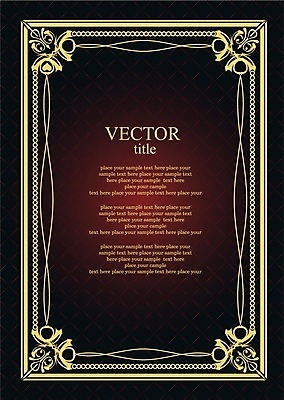 EPS 해외이미지 디자인 일러스트 프레임 사람없음 장식 빈티지 고급 우아함 바로크 빅토리아 해외202004 해외일러스트 컨셉 파일형식 벡터 이미지허브