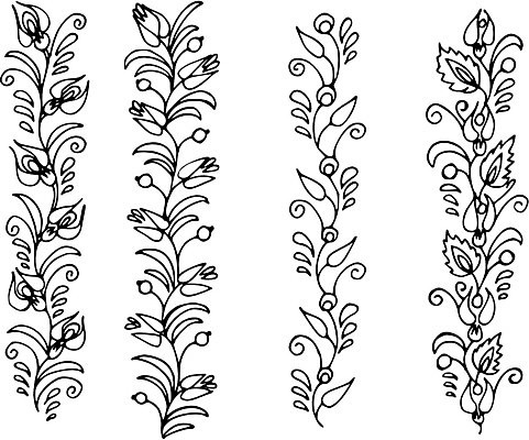 EPS 해외이미지 디자인 꽃 백그라운드 잎 일러스트 수채화 미술 사람없음 손그림 해외202004 해외일러스트 식물 문화예술 파일형식 벡터 이미지허브