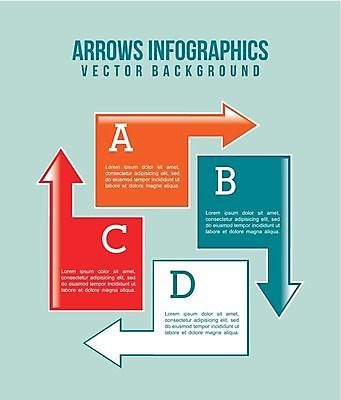 EPS 해외이미지 디자인 화살표 일러스트 비즈니스 사람없음 파란색 인포그래픽 정보 단계 목차 해외202004 해외일러스트 컬러 파일형식 벡터 이미지허브