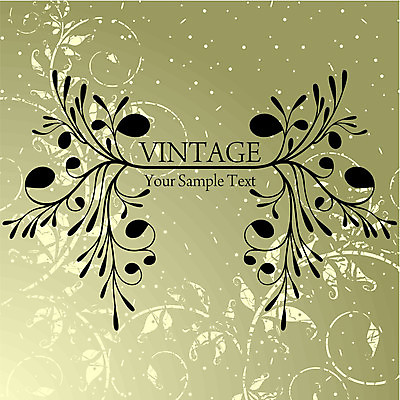 EPS 해외이미지 식물 꽃 백그라운드 잎 꽃무늬 곡선 일러스트 프레임 사람없음 해외202004 해외일러스트 선 무늬 파일형식 벡터 이미지허브